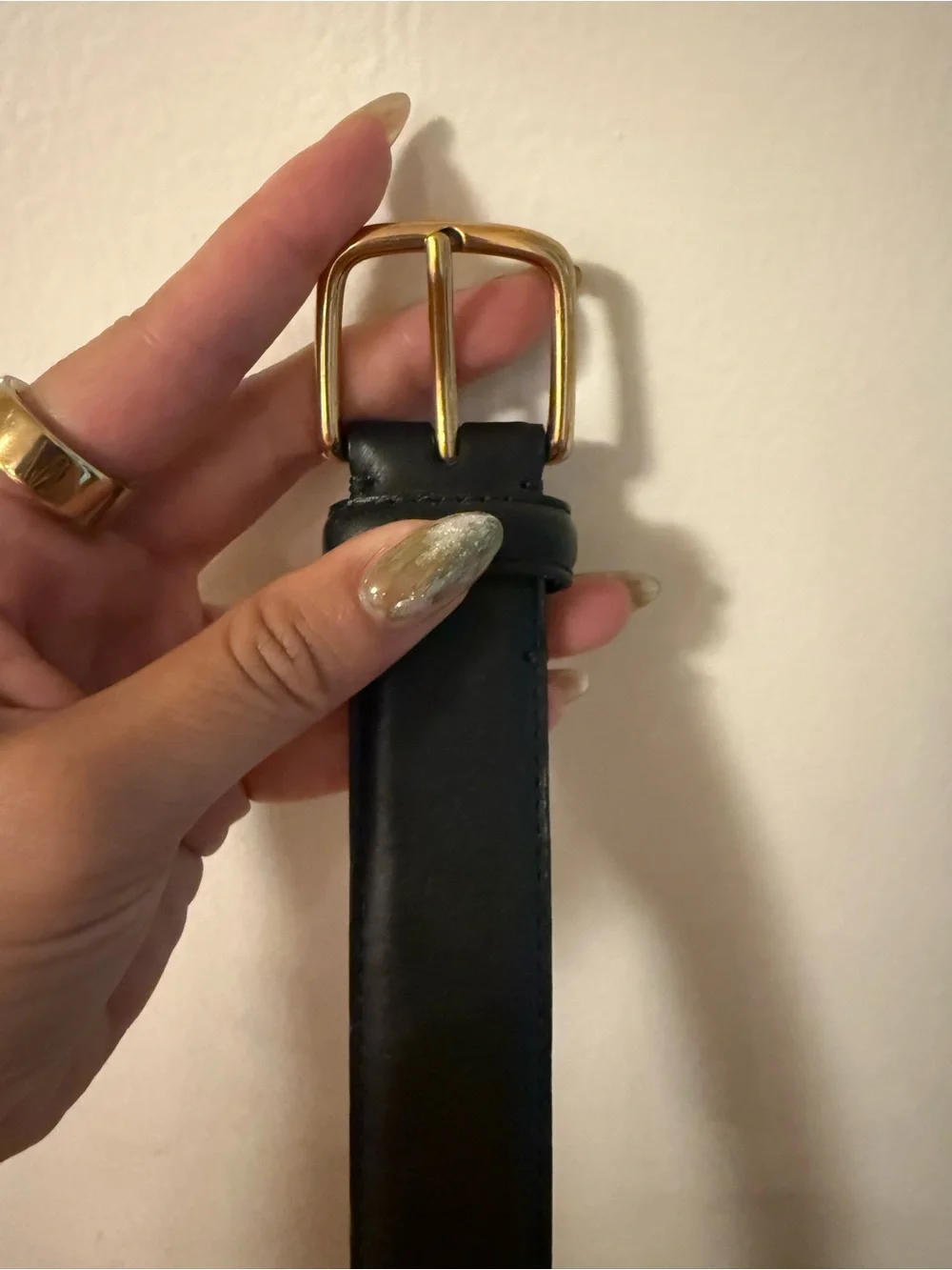 Aritzia Babaton Gold/Black Belt - Sz small